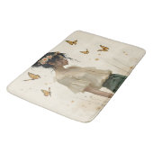 蝶の踊りの穏やかな優雅さ バスマット (アングル)