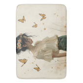 蝶の踊りの穏やかな優雅さ バスマット (正面縦)