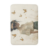 蝶の踊りの穏やかな優雅さ バスマット (正面縦)
