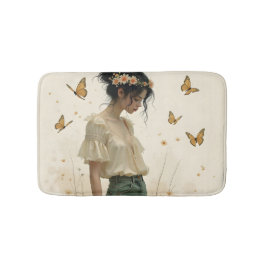 蝶の踊りの穏やかな優雅さ バスマット