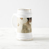 蝶の踊りの穏やかな優雅さ ビールジョッキ (正面左)