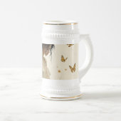蝶の踊りの穏やかな優雅さ ビールジョッキ (正面右)