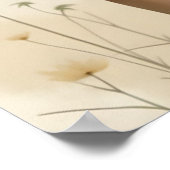 蝶の踊りの穏やかな優雅さ ポスター (角)