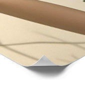 蝶の踊りの穏やかな優雅さ ポスター (角)