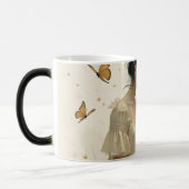蝶の踊りの穏やかな優雅さ モーフィングマグカップ (左)