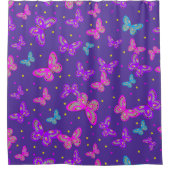 蝶の踊り シャワーカーテン (正面)