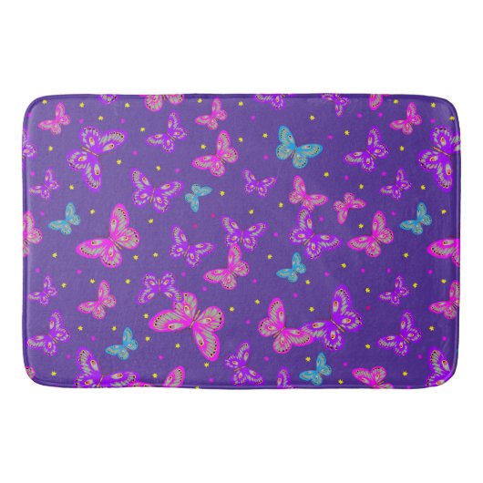 蝶の踊り バスマット (正面)