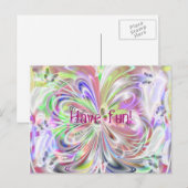 蝶の踊り ポストカード (正面/裏面)