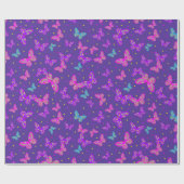 蝶の踊り ラッピングペーパー (フラット)