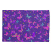 蝶の踊り 枕カバー (裏面-左)