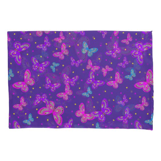 蝶の踊り 枕カバー (正面左)