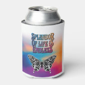 蝶の輝き 缶クーラー (缶正面)