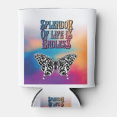 蝶の輝き 缶クーラー (正面)