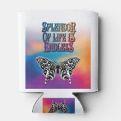 蝶の輝き 缶クーラー (裏面)