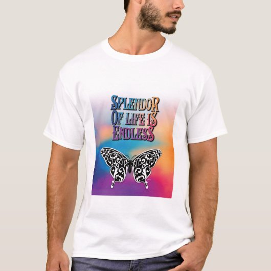 蝶の輝き Tシャツ (正面)
