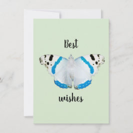 蝶の逆誕生日カード カード