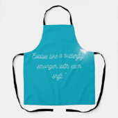 蝶の進化 エプロン (正面)