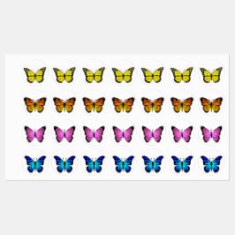 蝶の鉄のラベル キッズラベル