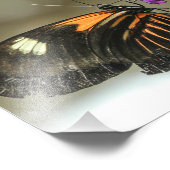 蝶の閉じるヴェルベナの花 フォトプリント            (角)