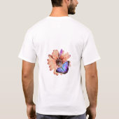 蝶の開花 Tシャツ (裏面)