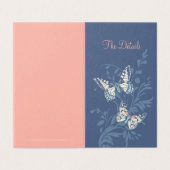 蝶の青いサンゴの結婚詳細スケジュールの地図 (外部フラット)