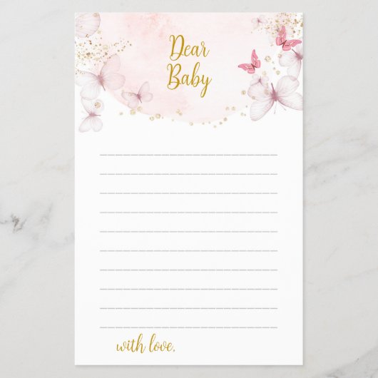 蝶の願いベビー チラシ (正面)