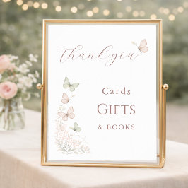 蝶の願い 赤ちゃんのキス サンクスユーサイン ポスター