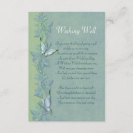 蝶の飛翔 花の願い井戸カード エンクロージャーカード