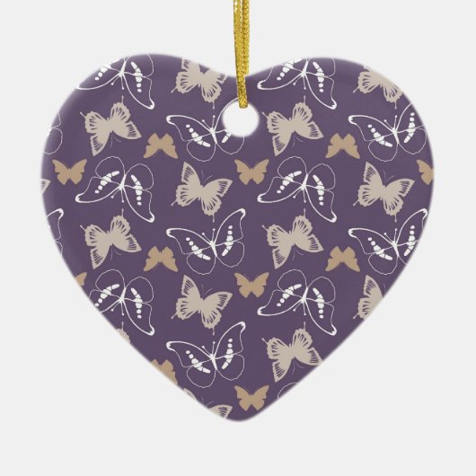 蝶の飛行 セラミックオーナメント (正面)