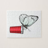 蝶の飲みマグ ジグソーパズル (横)