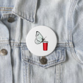 蝶の飲みマグ 缶バッジ (インサイチュ)