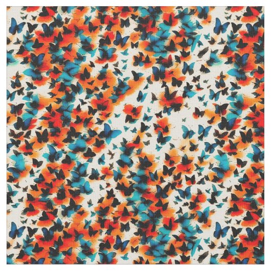蝶の飼育 ファブリック (クローズアップ)