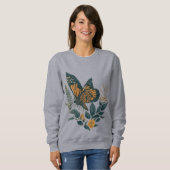 蝶の魔法:衣服変換の翼 スウェットシャツ (正面フル)