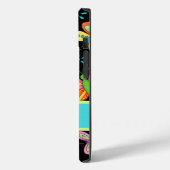 蝶の黒いウィムシーの名前パーソナライズされた Case-Mate iPhoneケース (裏面 / 左)