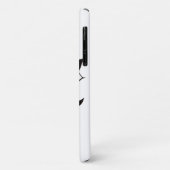 蝶の黒と白の部族刺青 Case-Mate iPhoneケース (裏面/左)