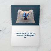 蝶の鼻考えのカード サンキューカード (内部)