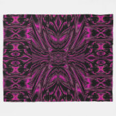 蝶のPSYKHE女神20 フリースブランケット (正面(横))