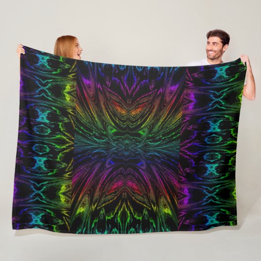 蝶のPSYKHE女神26 フリースブランケット (インサイチュ)