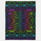 蝶のPSYKHE女神26 フリースブランケット (正面)