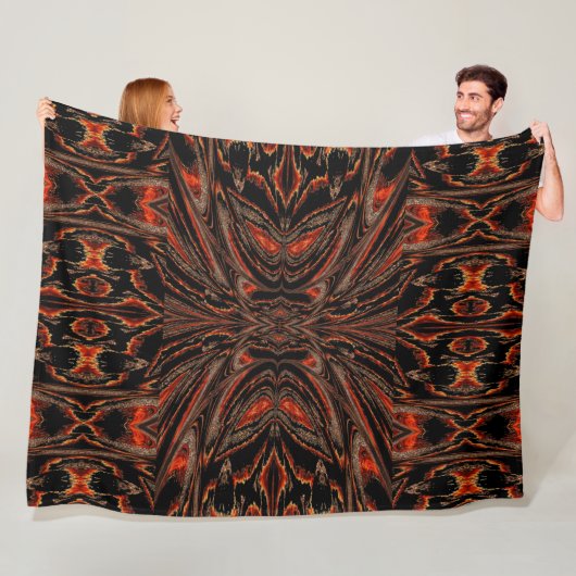 蝶のPSYKHE女神8 フリースブランケット (インサイチュ)