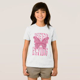 蝶のTシャツデザイン トライブレンドTシャツ