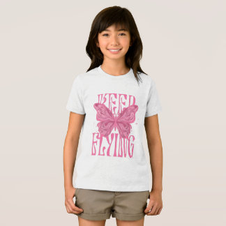 蝶のTシャツデザイン トライブレンドTシャツ