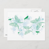 蝶はがき ポストカード (正面/裏面)