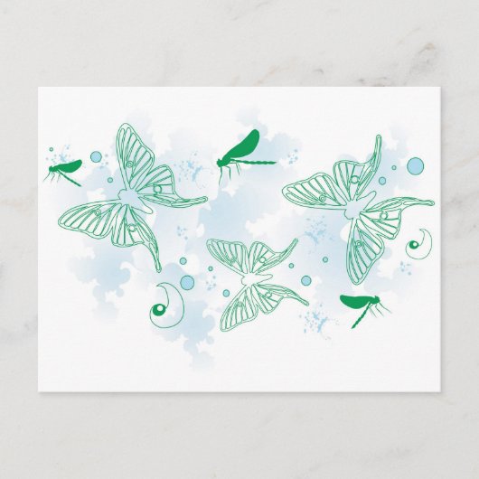 蝶はがき ポストカード (正面)