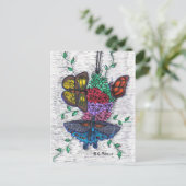 蝶はがき ポストカード (スタンド正面)