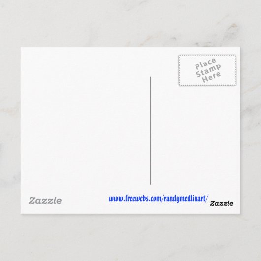 蝶はがき ポストカード (裏面)