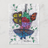 蝶はがき ポストカード (正面)