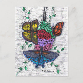 蝶はがき ポストカード