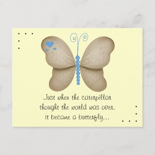 蝶はがき ポストカード (正面)