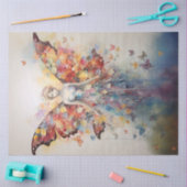 蝶はっきりしたの妖精 薄葉紙 (クラフト)